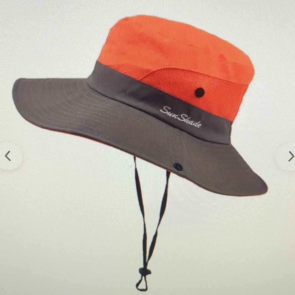 NEW - SUN SHADE Women's 🧡 ORANGE Sun Hat